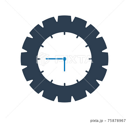 Clock Icon. Flat style vector EPS. 75878967