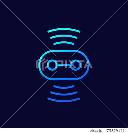 Sensor line icon for web and apps Sensor line icon for web and apps 75879141