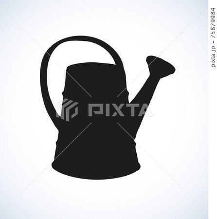 Vector drawing. Watering can Vector drawing. Watering can 75879984