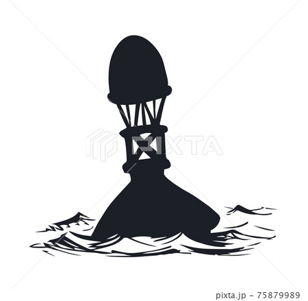 Buoy. Vector drawing Buoy. Vector drawing 75879989