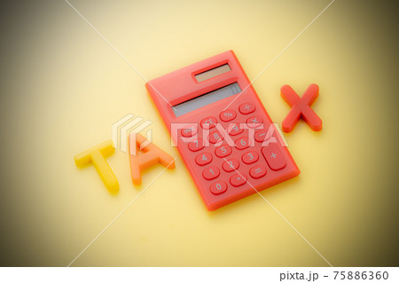 TAX 税金のイメージ写真 75886360