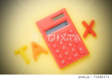 TAX 税金のイメージ写真 75886373