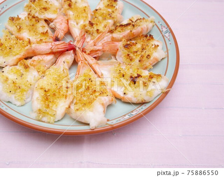 海老のガーリックパン粉焼き 海老のガーリックパン粉焼き 75886550