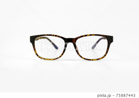 Glasses on white background. 75887443