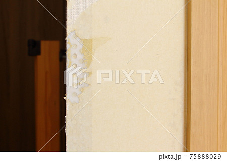 壁紙を破くイタズラ 75888029