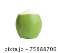 Green coconut isolated on white background 75888706