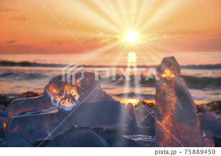 豊頃町のジュエリーアイス 75889450