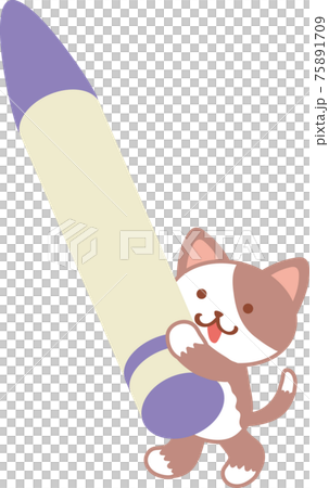 クレヨンを持った人物 クレヨンを持った人物 75891709