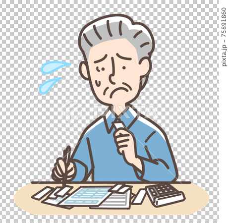 Men filing tax returns 75891860