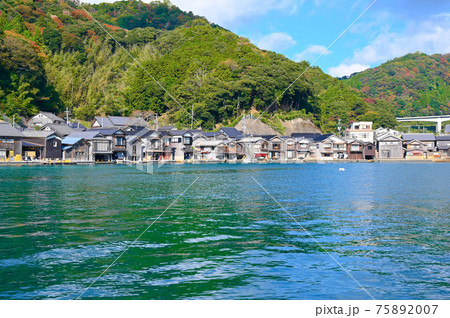 伊根の舟屋　伊根浦　伊根湾　伊根町 75892007