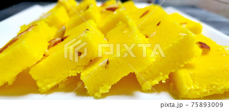 Coconut Barfi - Khoya and Nariyal ki Barfi 75893009