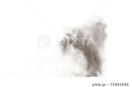 土煙a 04のイラスト素材