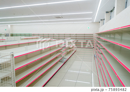 什器　店舗　陳列棚　商品 75893482
