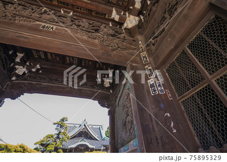 帝釈天　柴又　葛飾区柴又　葛飾柴又帝釈天　晴れ 75895329