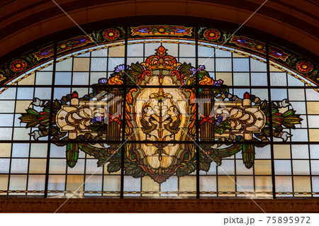 国会議事堂 中央広間のステンドグラス（永田町／東京） 75895972
