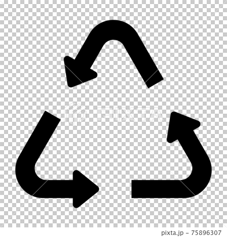 Triangular arrow - Stock Illustration [75896307] - PIXTA