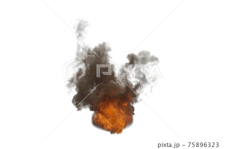 中々消えない炎 タイプe 01のイラスト素材