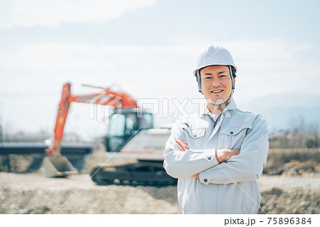 土木・ショベルカー・建設現場 75896384