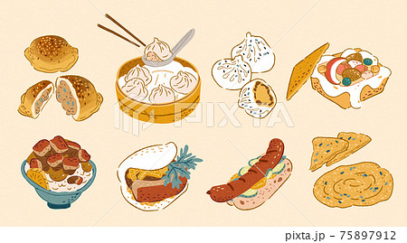 Taiwan doodle street food 75897912