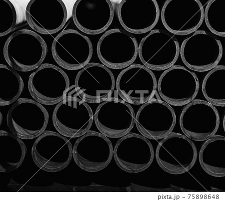 pipes on the construction site 75898648