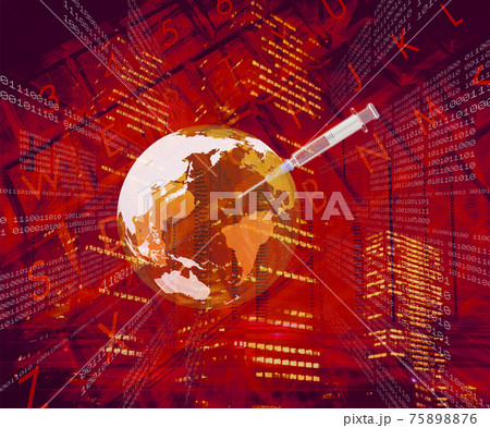 グローバルに都市でのワクチン接種 75898876