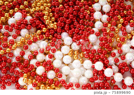 Christmas decoration on white background 75899690
