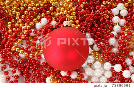 Christmas decoration on white background 75899691