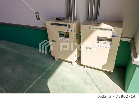 シャッター水圧解錠装置非常電源蓄電池設備 75902714