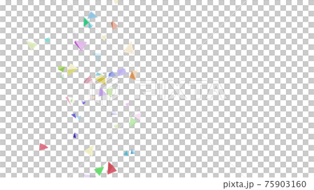 CG pyramid Many floating triangular pyramids CG pyramid Many floating triangular pyramids 75903160