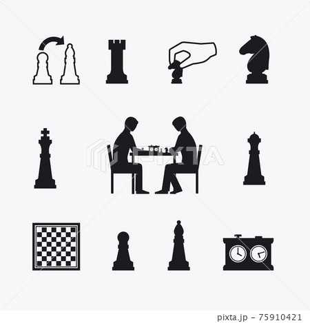 Playing chess Playing chess 75910421