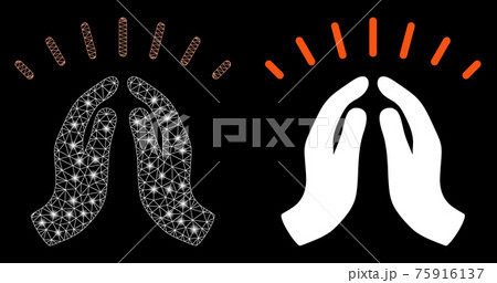 Bright Mesh Carcass Hope Hands with Flare Spots Bright Mesh Carcass Hope Hands with Flare Spots 75916137