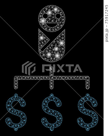 Glowing Mesh 2D Kid Expenses with Flash Spots Glowing Mesh 2D Kid Expenses with Flash Spots 75917245