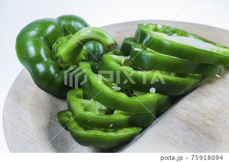 Sliced sweet pepper Sliced sweet pepper 75918094