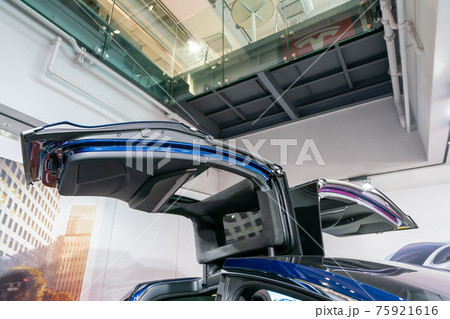 電気自動車　次世代　環境配慮　SUV　ファルコンウィングドア 75921616