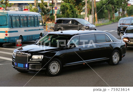 ロシア大統領の専用車(G20大阪サミット時) ロシア大統領の専用車(G20大阪サミット時) 75923614