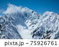 青白き銀嶺、鹿島槍ヶ岳 75926761
