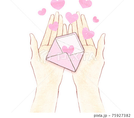 手のひらとハートのラブレター 75927382
