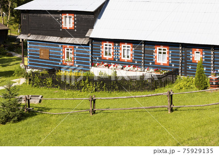 folk architecture in Zdar under Belianske Tatras, Slovakia 75929135