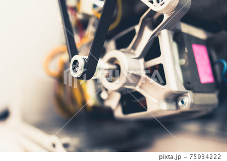 engine of washing machine with belt roller 75934222