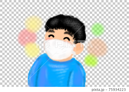 男孩蒙面微笑 男孩蒙面微笑 75934223