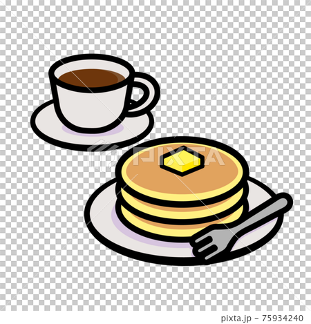 Illustration of a simple and cute panque set 75934240