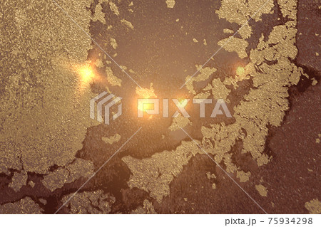 Vinatge abstract brown and brass marble pattern with sparkles 75934298