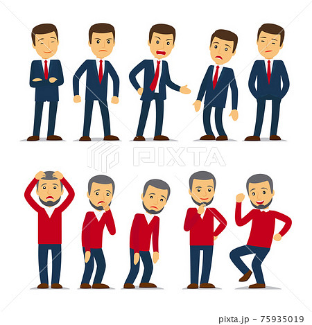 Businessman emotions 75935019