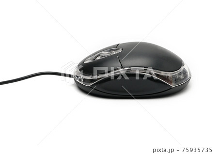 Computer mouse on white background Computer mouse on white background 75935735