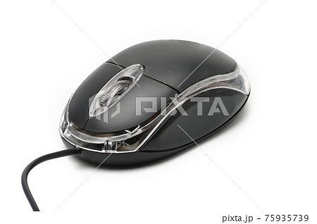Computer mouse on white background 75935739