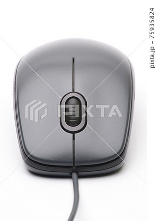 Computer mouse on white background 75935824