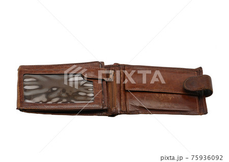 Purse on a white background.Porte-monnaie Purse on a white background.Porte-monnaie 75936092