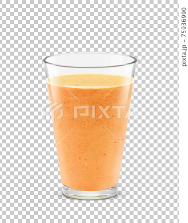 Glass of smoothie, illustration - Stock Image - C039/6331