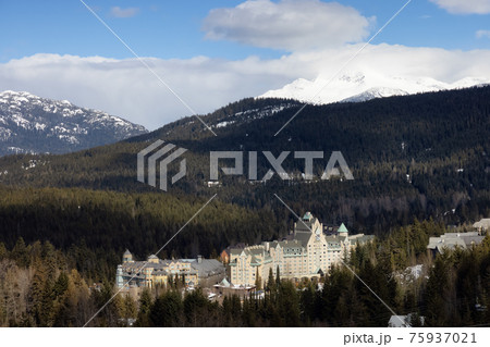 Chalets and Vacation Homes in a Village at a Famous Ski Resort Chalets and Vacation Homes in a Village at a Famous Ski Resort 75937021