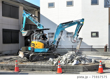解体工事現場 解体工事現場 75937575